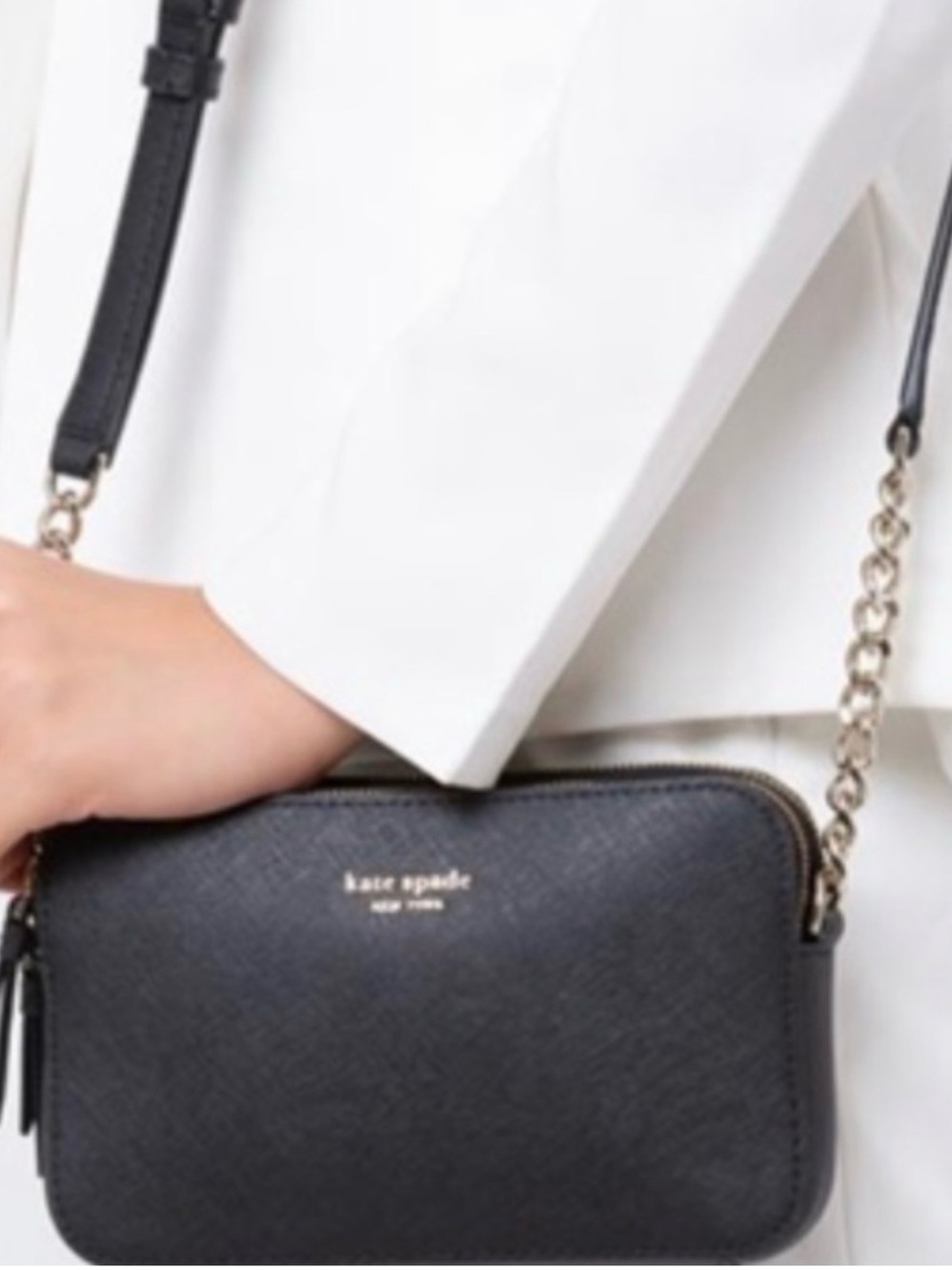 kate spade sienna refined grain leather crossbody purse